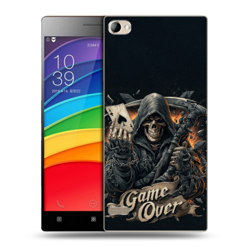 Пластиковый чехол на Lenovo Vibe X2 Pro с принтом Скелет карты Пластиковый чехол на Lenovo Vibe X2 Pro с принтом Скелет карты