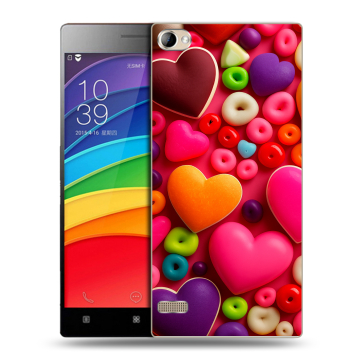 Пластиковый чехол на Lenovo Vibe X2 Pro с принтом Сердечки Пластиковый чехол на Lenovo Vibe X2 Pro с принтом Сердечки