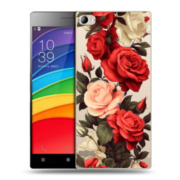 Пластиковый чехол на Lenovo Vibe X2 Pro с принтом Розы