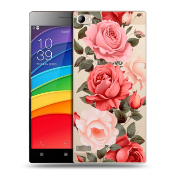Пластиковый чехол на Lenovo Vibe X2 Pro с принтом Розы