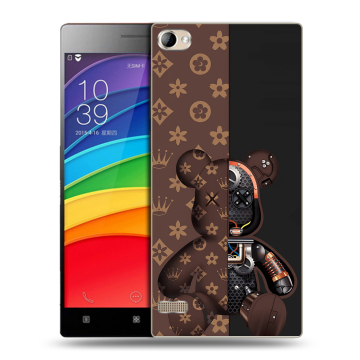 Пластиковый чехол на Lenovo Vibe X2 Pro с принтом Луи робот