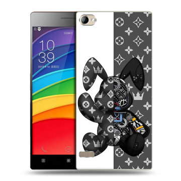 Пластиковый чехол на Lenovo Vibe X2 Pro с принтом Луи робот