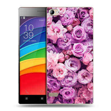 Пластиковый чехол на Lenovo Vibe X2 Pro с принтом лавандовые розы