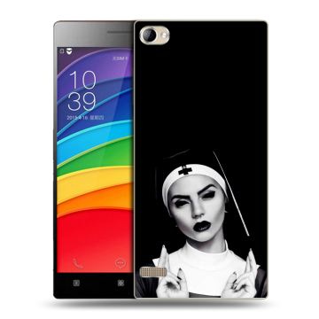 Пластиковый чехол на Lenovo Vibe X2 Pro с принтом монашка