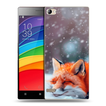 Пластиковый чехол на Lenovo Vibe X2 Pro с принтом лиса