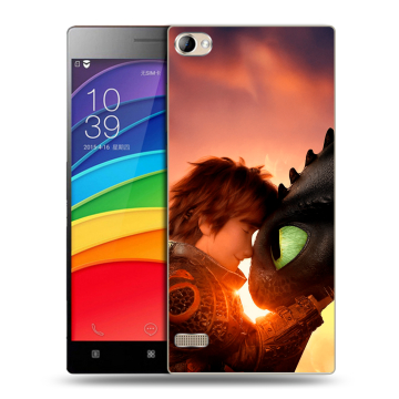 Пластиковый чехол на Lenovo Vibe X2 Pro с принтом Как приручить дракона