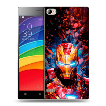 Пластиковый чехол на Lenovo Vibe X2 Pro с принтом Железный человек Ironman
