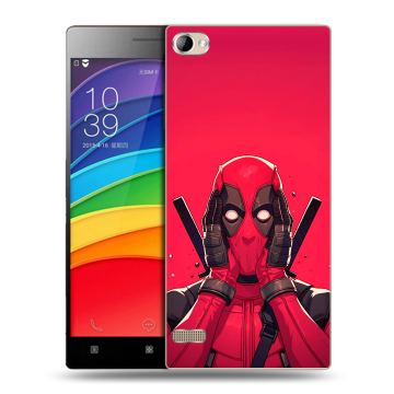 Пластиковый чехол на Lenovo Vibe X2 Pro с принтом Дедпул Deadpool