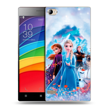 Пластиковый чехол на Lenovo Vibe X2 Pro с принтом Холодное сердце Frozen