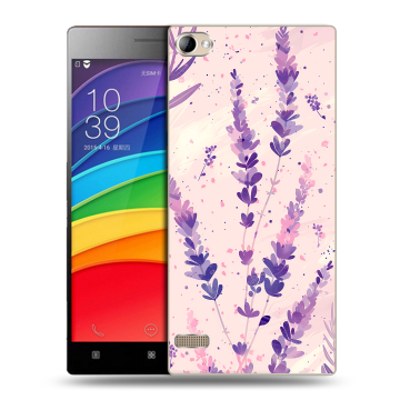 Пластиковый чехол на Lenovo Vibe X2 Pro с принтом цветы лаванда