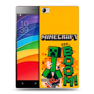 Пластиковый чехол на Lenovo Vibe X2 Pro с принтом Майнкрафт Minecraft