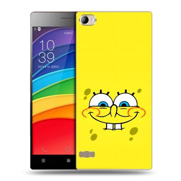 Пластиковый чехол на Lenovo Vibe X2 Pro с принтом спанчбоб спанч боб