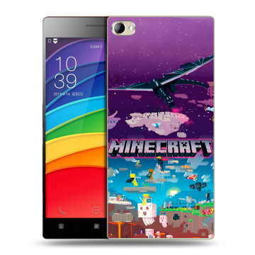 Пластиковый чехол на Lenovo Vibe X2 Pro с принтом Майнкрафт Minecraft