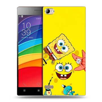 Пластиковый чехол на Lenovo Vibe X2 Pro с принтом Спанч боб Спанчбоб