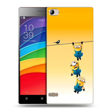 Пластиковый чехол на Lenovo Vibe X2 Pro с принтом Миньоны