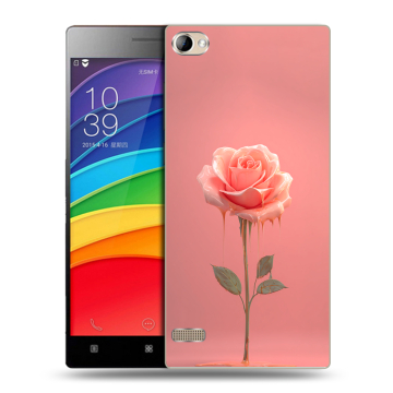 Пластиковый чехол на Lenovo Vibe X2 Pro с принтом Розовая роза