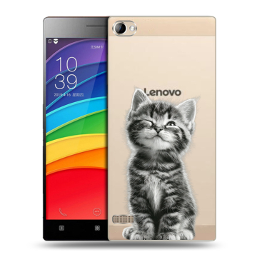 Пластиковый чехол на Lenovo Vibe X2 Pro с принтом Котенок