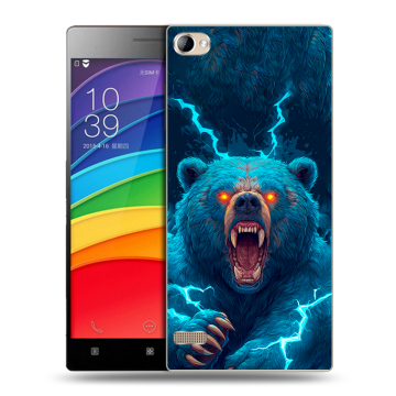Пластиковый чехол на Lenovo Vibe X2 Pro с принтом Медведь