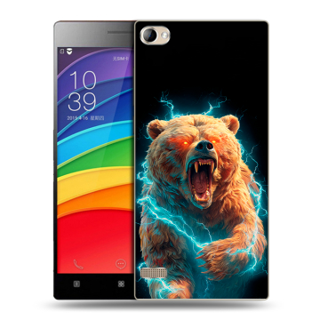 Пластиковый чехол на Lenovo Vibe X2 Pro с принтом Медведь