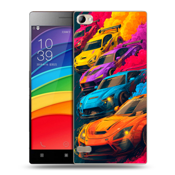 Пластиковый чехол на Lenovo Vibe X2 Pro с принтом Тачки