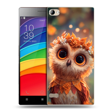 Пластиковый чехол на Lenovo Vibe X2 Pro с принтом Милая сова