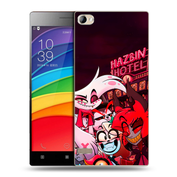 Пластиковый чехол на Lenovo Vibe X2 Pro с принтом Hazbin Hotel Отель Хазбин