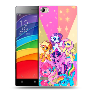 Пластиковый чехол на Lenovo Vibe X2 Pro с принтом My little pony Дружба чудо