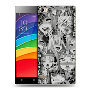Пластиковый чехол на Lenovo Vibe X2 Pro с принтом Ahegao Ахегао Аниме