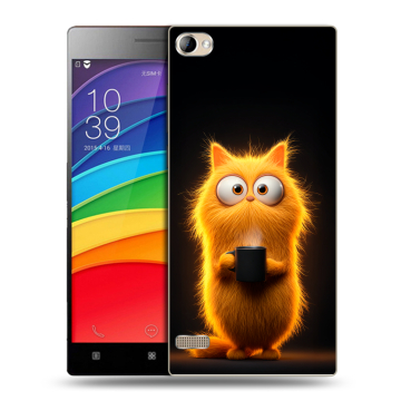 Пластиковый чехол на Lenovo Vibe X2 Pro с принтом Смешной кот
