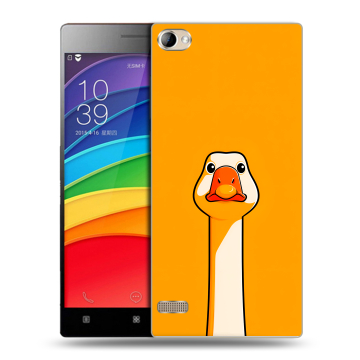 Пластиковый чехол на Lenovo Vibe X2 Pro с принтом Смешная утка