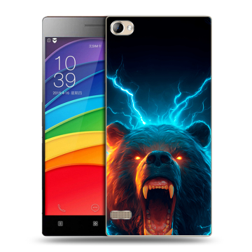 Пластиковый чехол на Lenovo Vibe X2 Pro с принтом Медведь