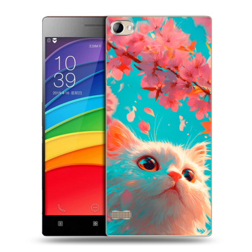 Пластиковый чехол на Lenovo Vibe X2 Pro с принтом Красивый кот