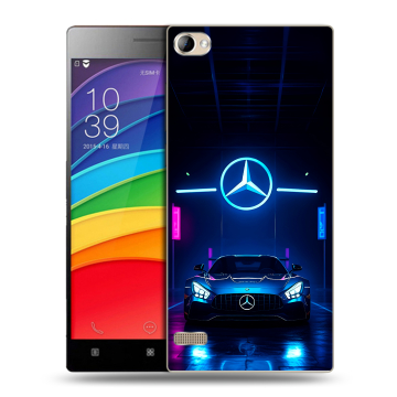 Пластиковый чехол на Lenovo Vibe X2 Pro с принтом Mercedes Мерседес