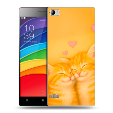Пластиковый чехол на Lenovo Vibe X2 Pro с принтом Милые котята