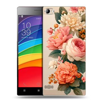 Пластиковый чехол на Lenovo Vibe X2 Pro с принтом цветы