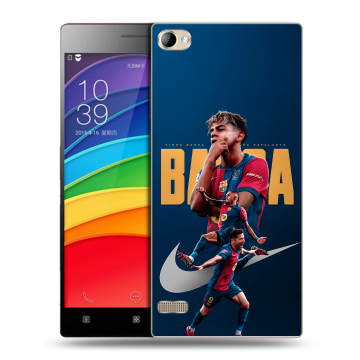 Пластиковый чехол на Lenovo Vibe X2 Pro с принтом Барселона Barca Yamal 