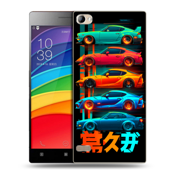 Пластиковый чехол на Lenovo Vibe X2 Pro с принтом машины тачки
