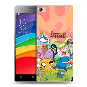 Пластиковый чехол на Lenovo Vibe X2 Pro с принтом Adventure time Время приключений