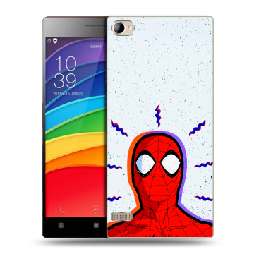 Пластиковый чехол на Lenovo Vibe X2 Pro с принтом Spiderman Человек паук