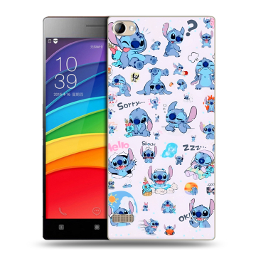 Пластиковый чехол на Lenovo Vibe X2 Pro с принтом Лило и Стич