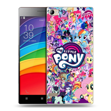 Пластиковый чехол на Lenovo Vibe X2 Pro с принтом My little pony Дружба чудо