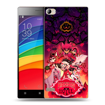 Пластиковый чехол на Lenovo Vibe X2 Pro с принтом Hazbin Hotel Отель Хазбин