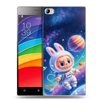 Пластиковый чехол на Lenovo Vibe X2 Pro с принтом Labubu Лабубу