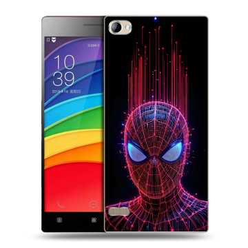 Пластиковый чехол на Lenovo Vibe X2 Pro с принтом Spiderman Человек паук