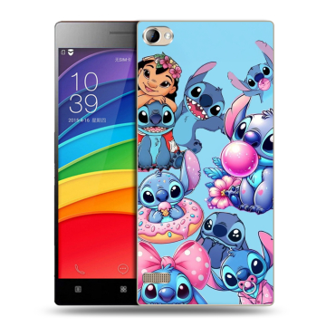 Пластиковый чехол на Lenovo Vibe X2 Pro с принтом Лило и Стич