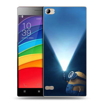Пластиковый чехол на Lenovo Vibe X2 Pro с принтом Миньоны