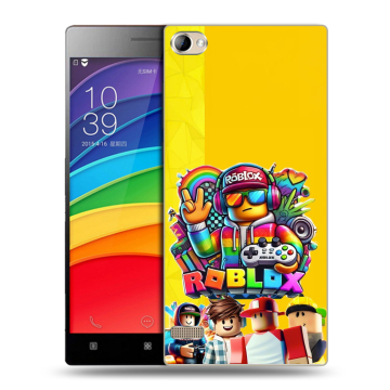Пластиковый чехол на Lenovo Vibe X2 Pro с принтом Roblox Роблокс
