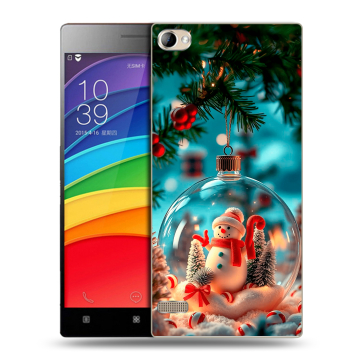 Пластиковый чехол на Lenovo Vibe X2 Pro с принтом Новый год