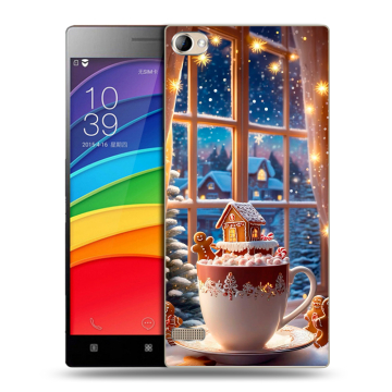 Пластиковый чехол на Lenovo Vibe X2 Pro с принтом Новый год
