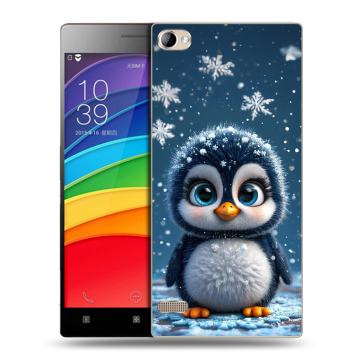 Пластиковый чехол на Lenovo Vibe X2 Pro с принтом Новый год